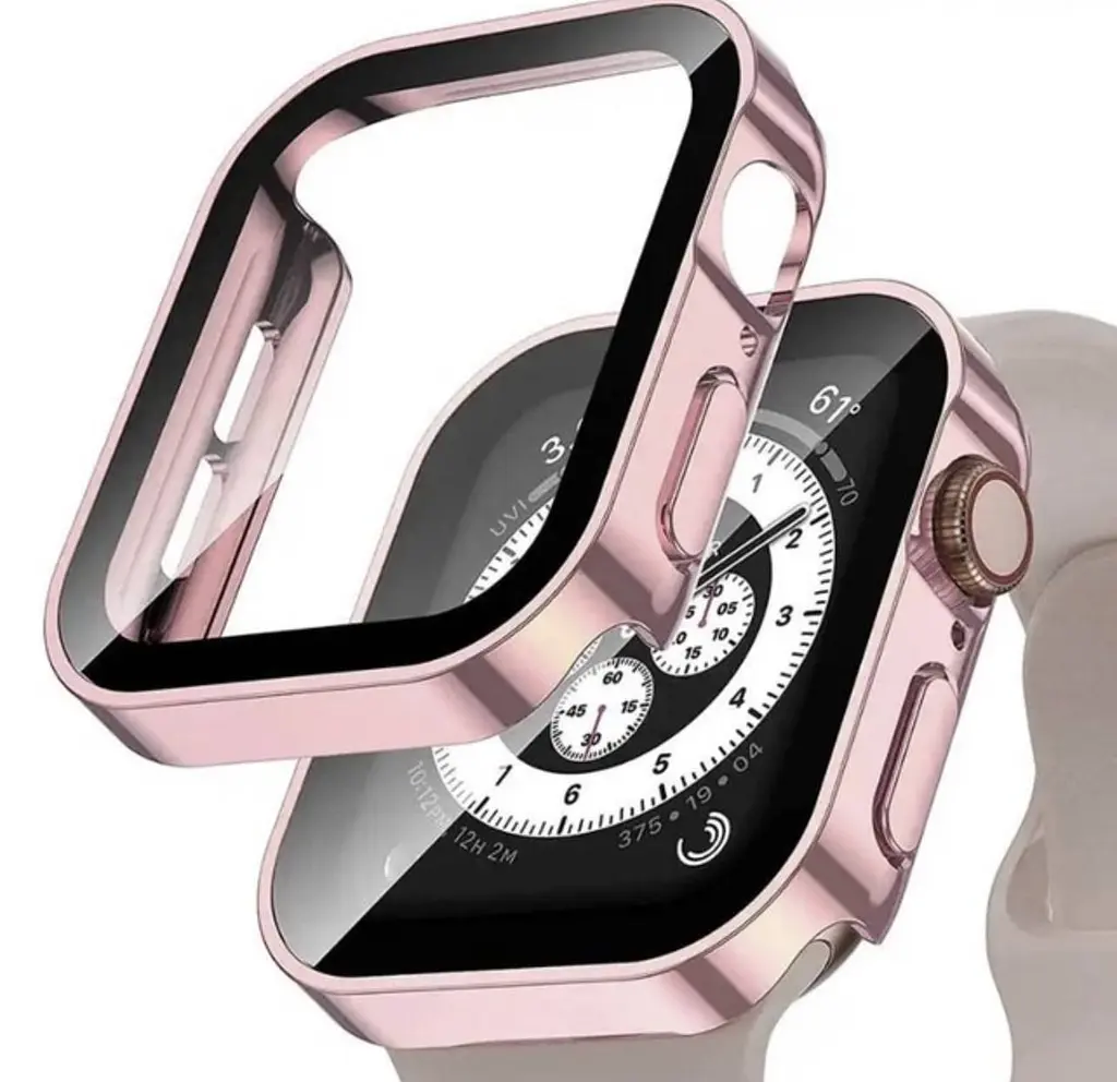 Захисний чохол зі склом Choice 2 для Apple Watch 44 мм Рожевий - фото 3