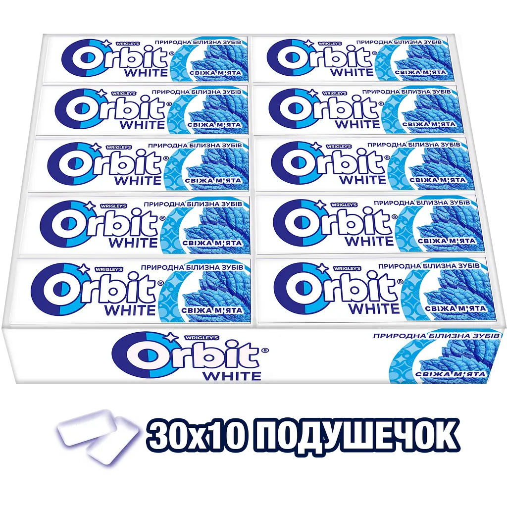 Уценка. Резинка жевательная Orbit Белоснежный Свежая мята, 14 г (686646) - фото 6