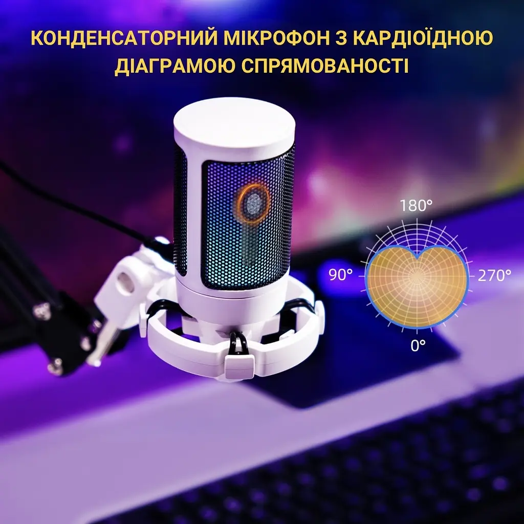 Мікрофон Fifine USB (A6TW) - фото 4