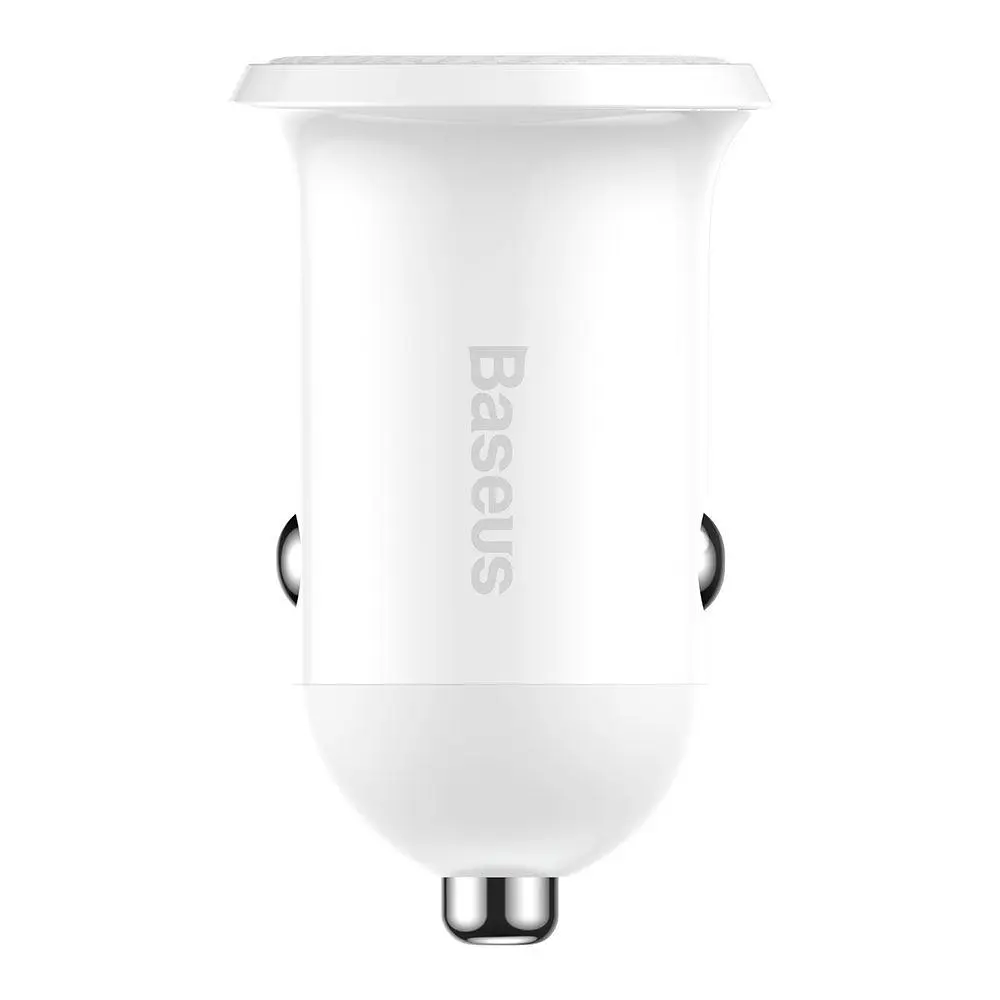 Автомобільний зарядний пристрій Baseus Grain Pro 4.8A 2USB White (CCALLP-02) - фото 4