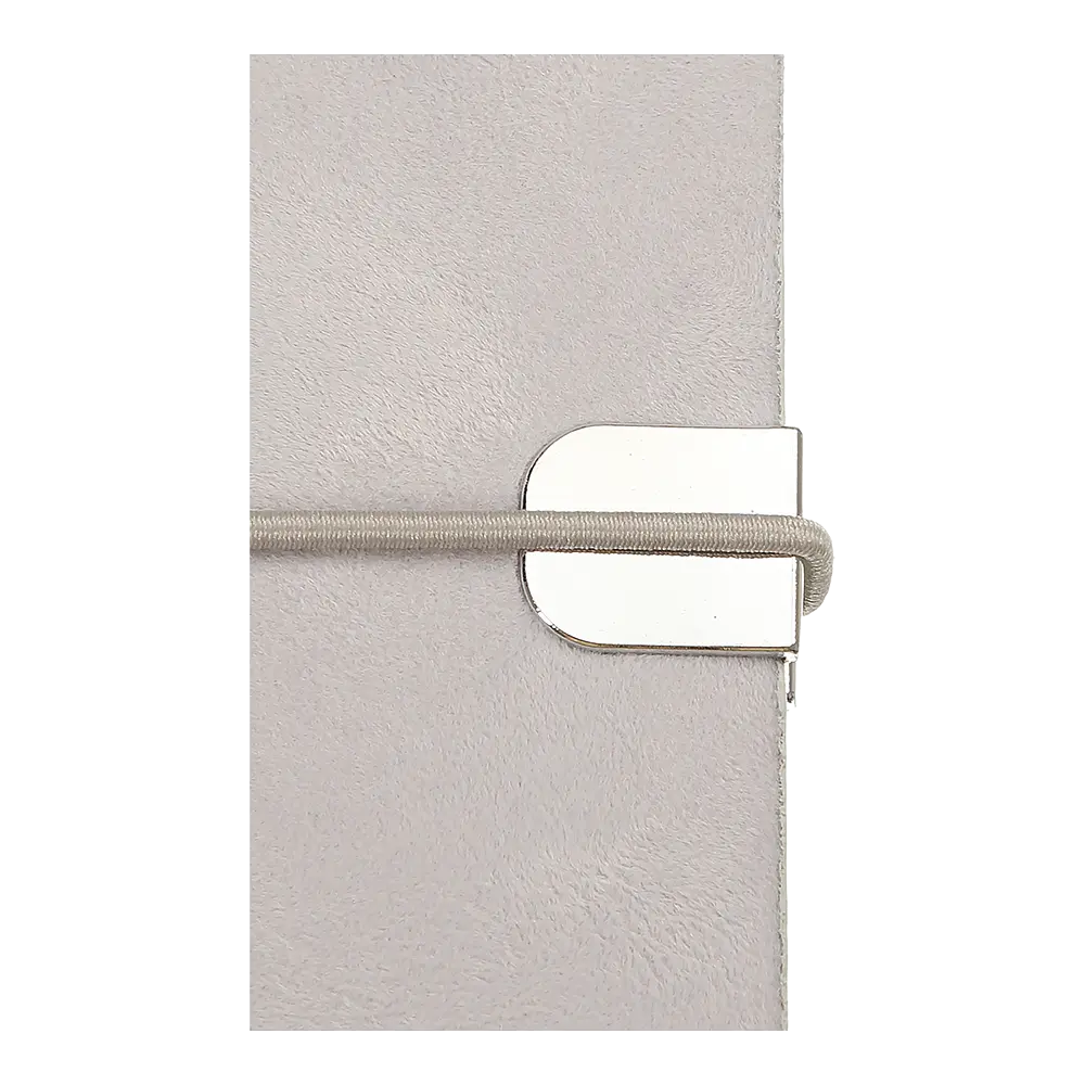 Щотижневик датований Buromax Velour 2026 153 x 87 мм штучна шкіра світло-сірий (BM.2902-20) - фото 4