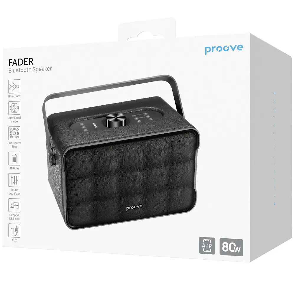 Портативна Акустика Proove Fader 80W (APP) - фото 2