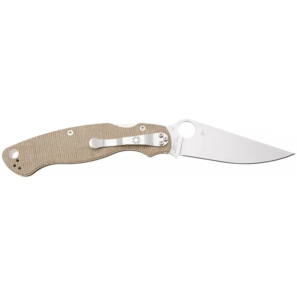 Ніж Spyderco Military 2 Micarta Brown - фото 2