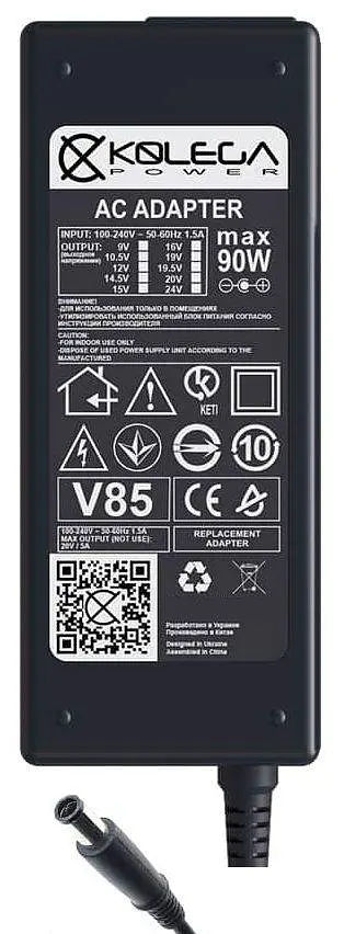Блок живлення HP (19,5V 4,62A 90W) 7.4x5.0 A+ - фото 1