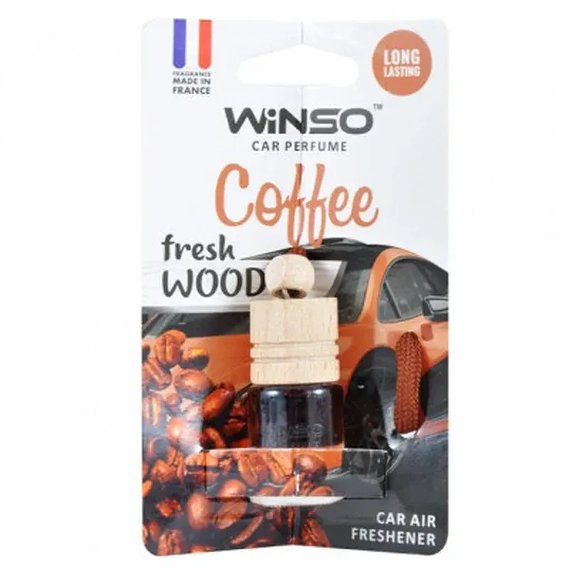 Ароматизатор для автомобіля Winso Fresh Wood Coffee 4,5мл (530360)
