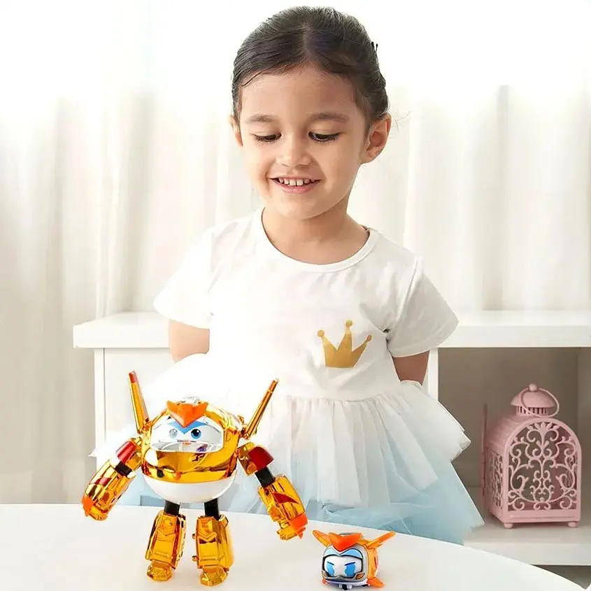 Ігровий набір Super Wings Transforming Золотий Хлопчик і улюбленець (EU770441) - фото 4