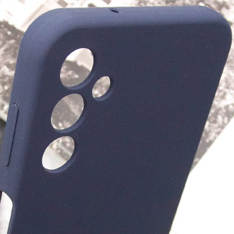 Чохол Silicone Cover Lakshmi Full Camera (AAA) для Samsung Galaxy A05s Темно-синій / Midnight blue - фото 6