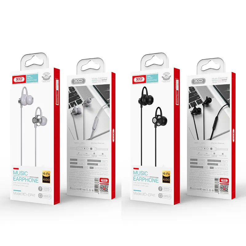 Наушники XO EP41 Черный - фото 3