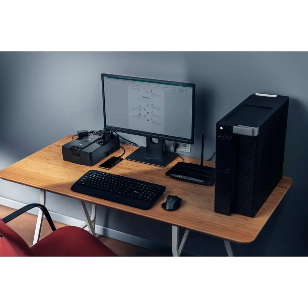 Пристрій безперебійного живлення Trust Maxxon 800VA UPS (23326_TRUST) - фото 12