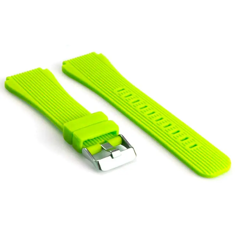 Силиконовый ремешок Watchbands Galaxy для Samsung Gear S3 Samsung Galaxy Watch 46mm - зелёный (WB001GALAXYGREEN) - фото 2