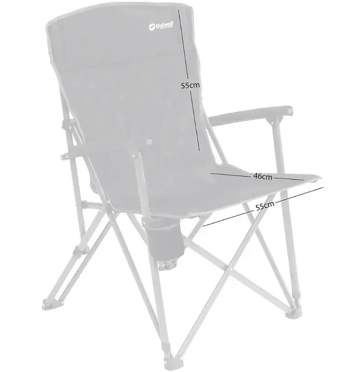 Кресло кемпинговое Outwell Derwent Black (470444) - фото 2