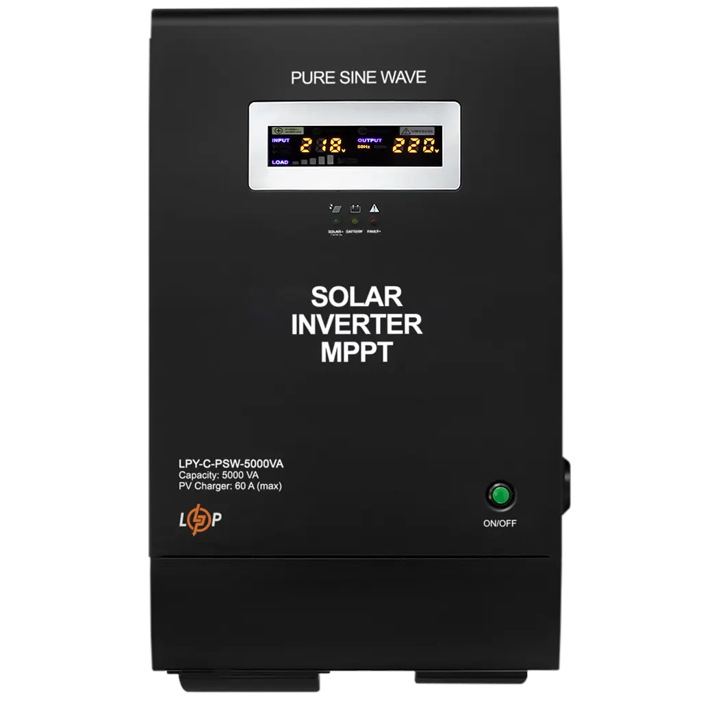 Сонячний інвертор (ДБЖ) LogicPower LPY-C-PSW-5000VA (3500W) MPPT48V - фото 2