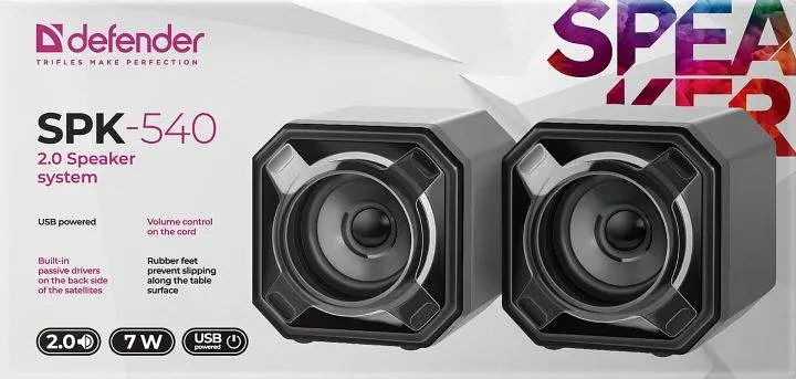 Акустична система DEFENDER SPK-540 black - фото 3
