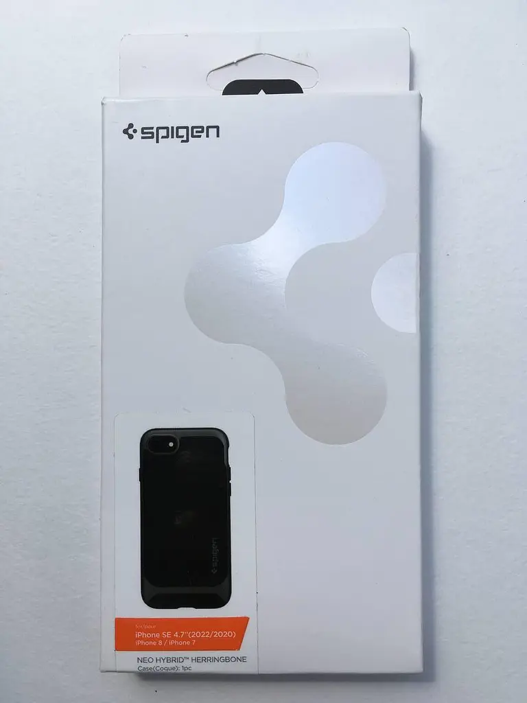 Чохол оригінальний Spigen Neo Hybrid Herringbone 054CS22197 для iPhone 7/8/SE 2020/2022 Gunmetal - фото 2