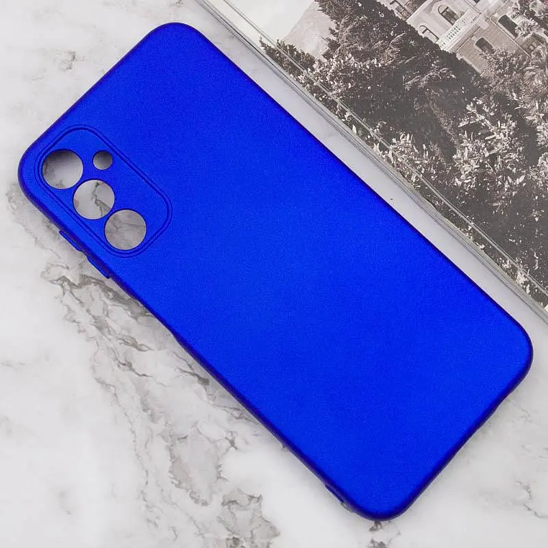 Чохол TPU GETMAN Liquid Silk Full Camera для Samsung Galaxy M34 5G Синій / Iris - фото 4