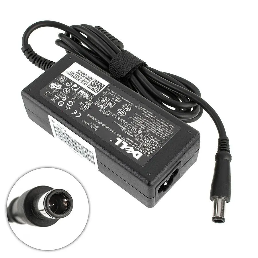 Блок живлення для ноутбука DELL 19.5V 2.315A 45W 7.4x5.0-PIN Чорний RECTANGULAR