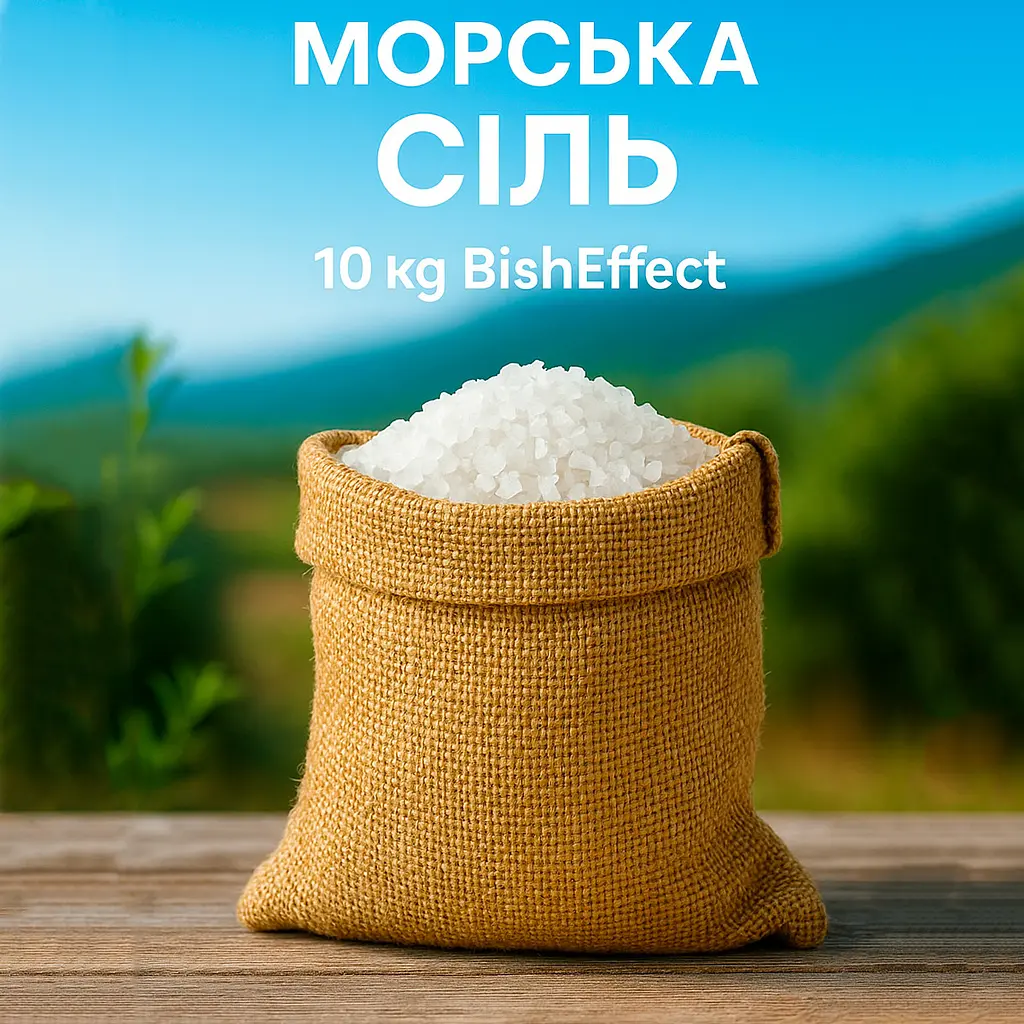 Морська сіль для ванн 10 кг Біла в упаковці - фото 9