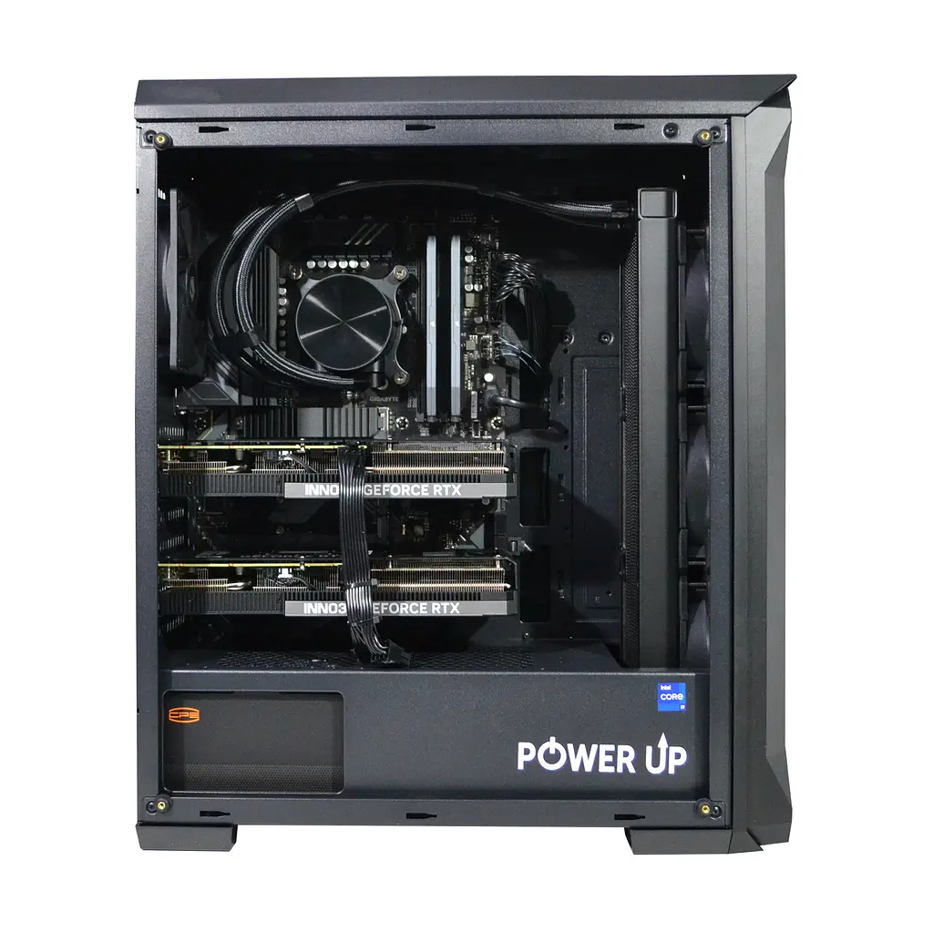Робоча станція Power Up #50 Core Ultra 5 245KF/32 GB/SSD 1TB/GeForce RTX 5060Ti 16GB x2 - фото 2