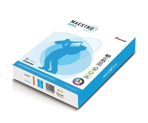 Maestro Extra, 500 аркушів, Папір офісний А4, білий, клас А, 80г/м2 - фото 2