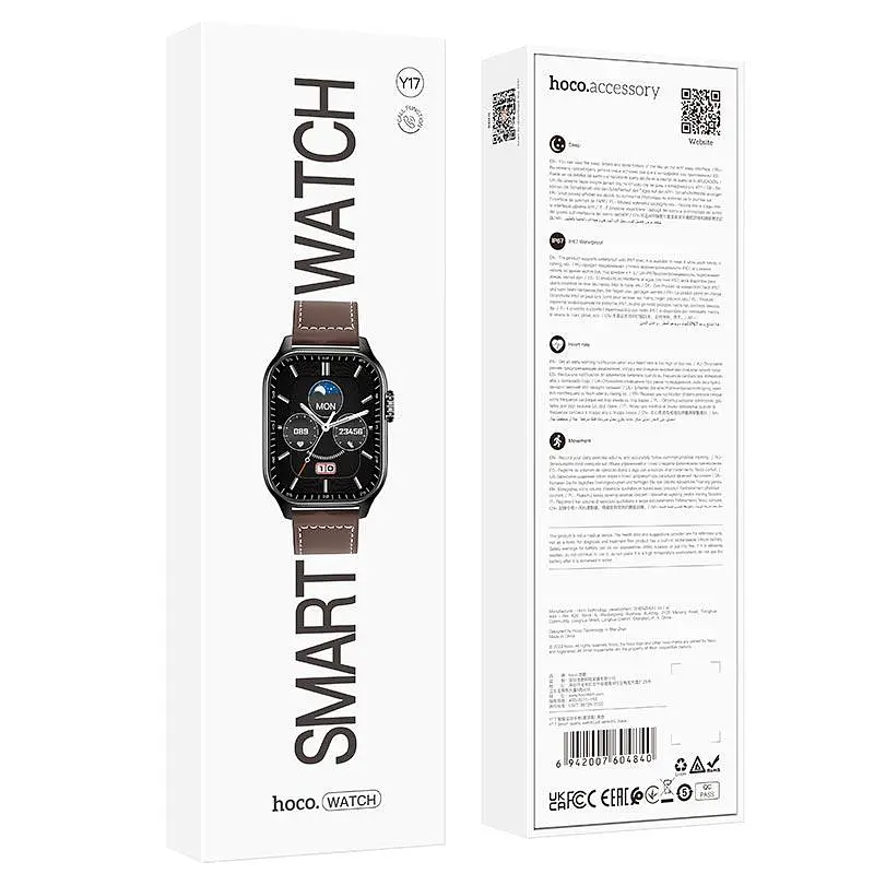 Смартгодинник HOCO Y17 Smart sports watch (call version) |BT 5.1, Track, HeartRate, IP67| - фото 2