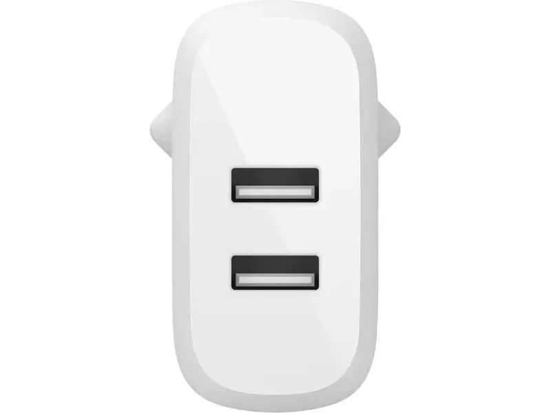 Мережевий зарядний пристрій Belkin Boost Up Charge Dual USB-A Home Charger (WCB002VFWH) - фото 3