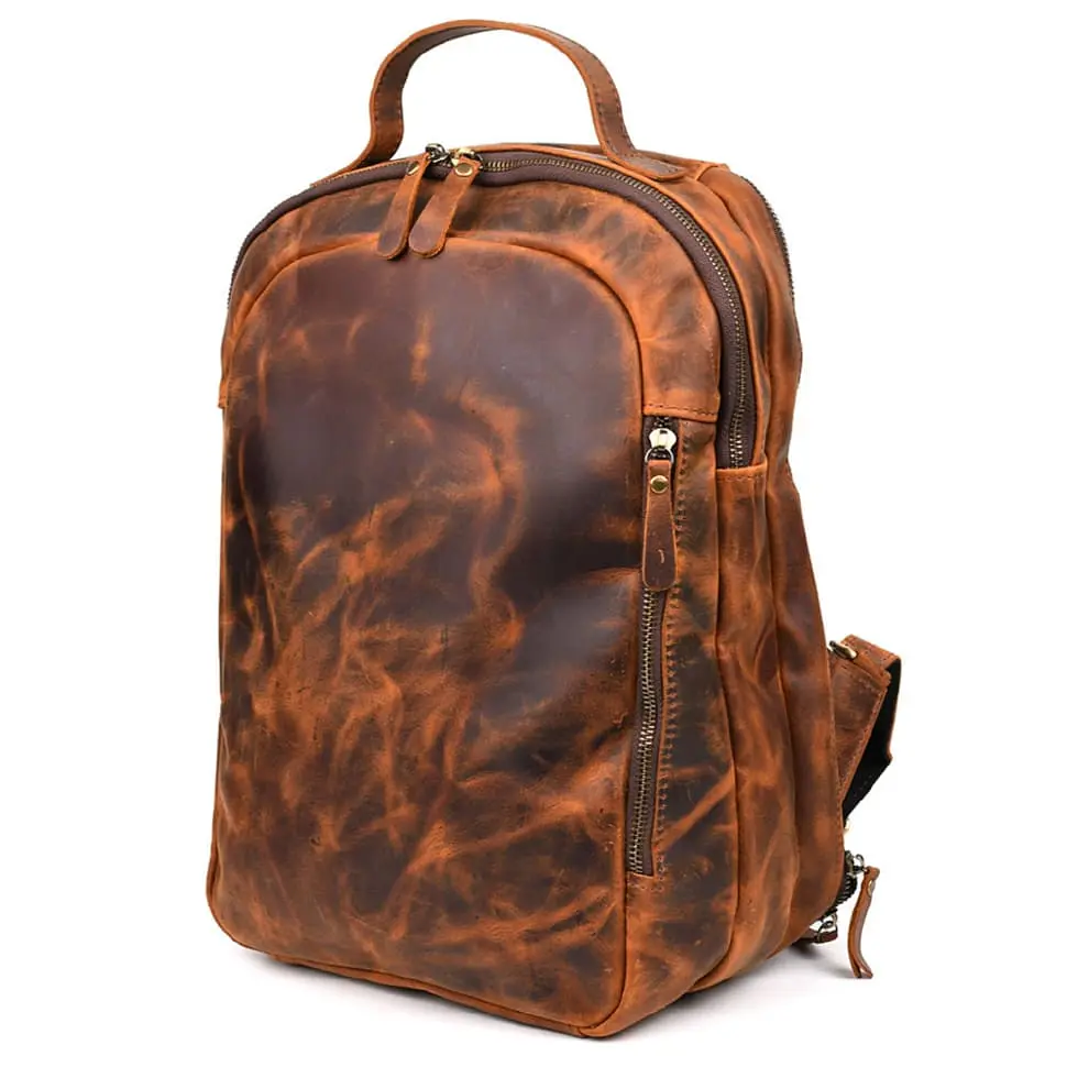 Рюкзак из нубука, эксклюзивная модель Tiding 40х17х30 см sum0028451 - фото 3