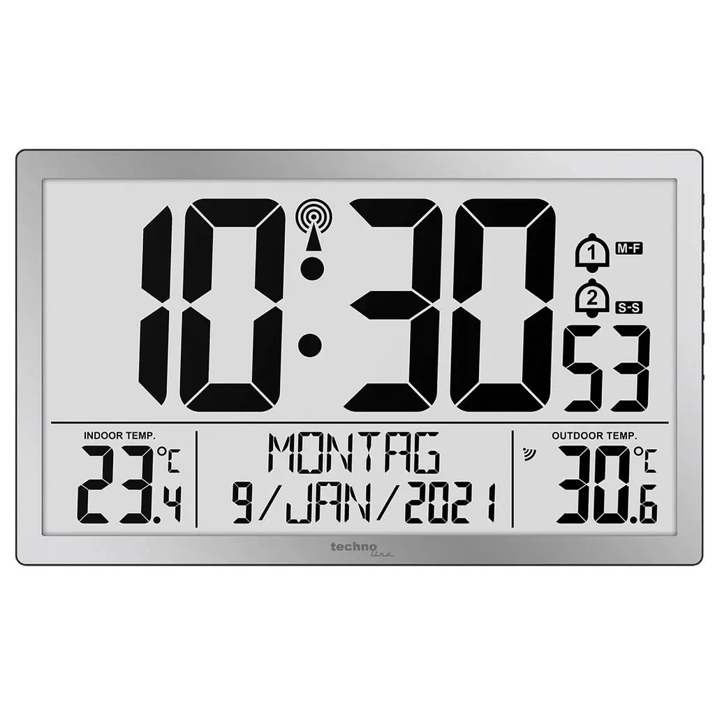 Годинник настінний Technoline WS8113 Silver (WS8113) - фото 2