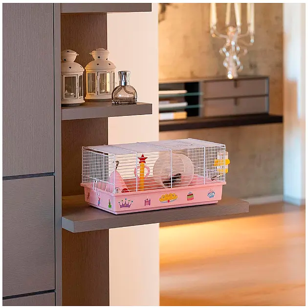 Клітка для хом'яків Ferplast Criceti 9 Princess рожева 46х29.5х23 см 57009062 - фото 4