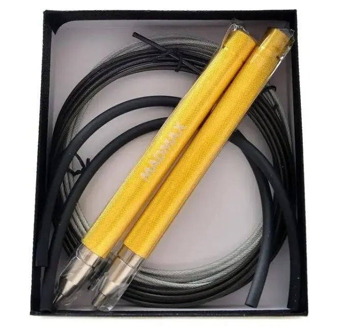 Скакалка швидкісна на підшипниках алюмінієва MadMax MFA-286 Speed jump rope Yellow 3 м (MFA-286-YEL-U) - фото 3