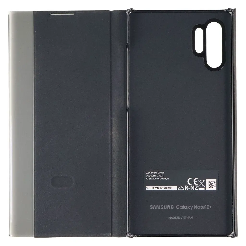 Чохол-книжка S-View Clear View Cover EF-ZN975CBEGRU для Samsung Galaxy Note 10 Plus Чорний - фото 6