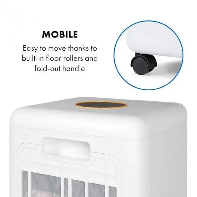 Мобільний кондиціонер вентилятор Klarstein Maxflow Smart 4-в-1 (10036091) - фото 7