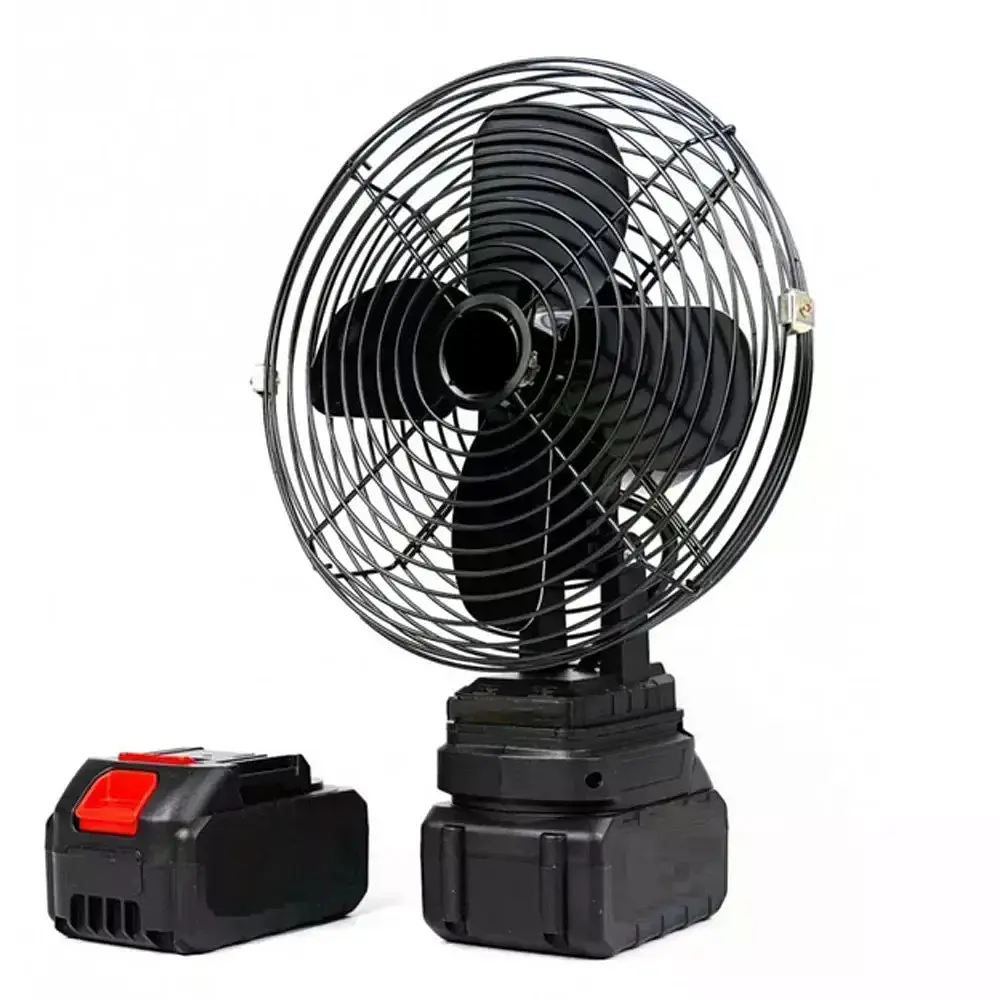 Акумуляторний вентилятор Lithium Electric Fan 48V чорний - фото 5
