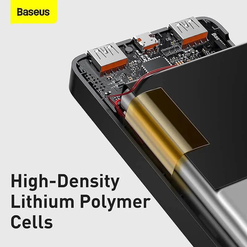 Внешняя батарея - портативный аккумулятор Baseus Bipow Digital Display 20000mAh 20W (PPDML-M01) черный - фото 6