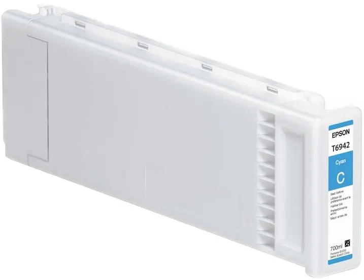 Картридж струменевий SC-T3000/T5000/T7000/T3200/T5200/T7200 Cyan, 700мл Epson teh0014975 - фото 2