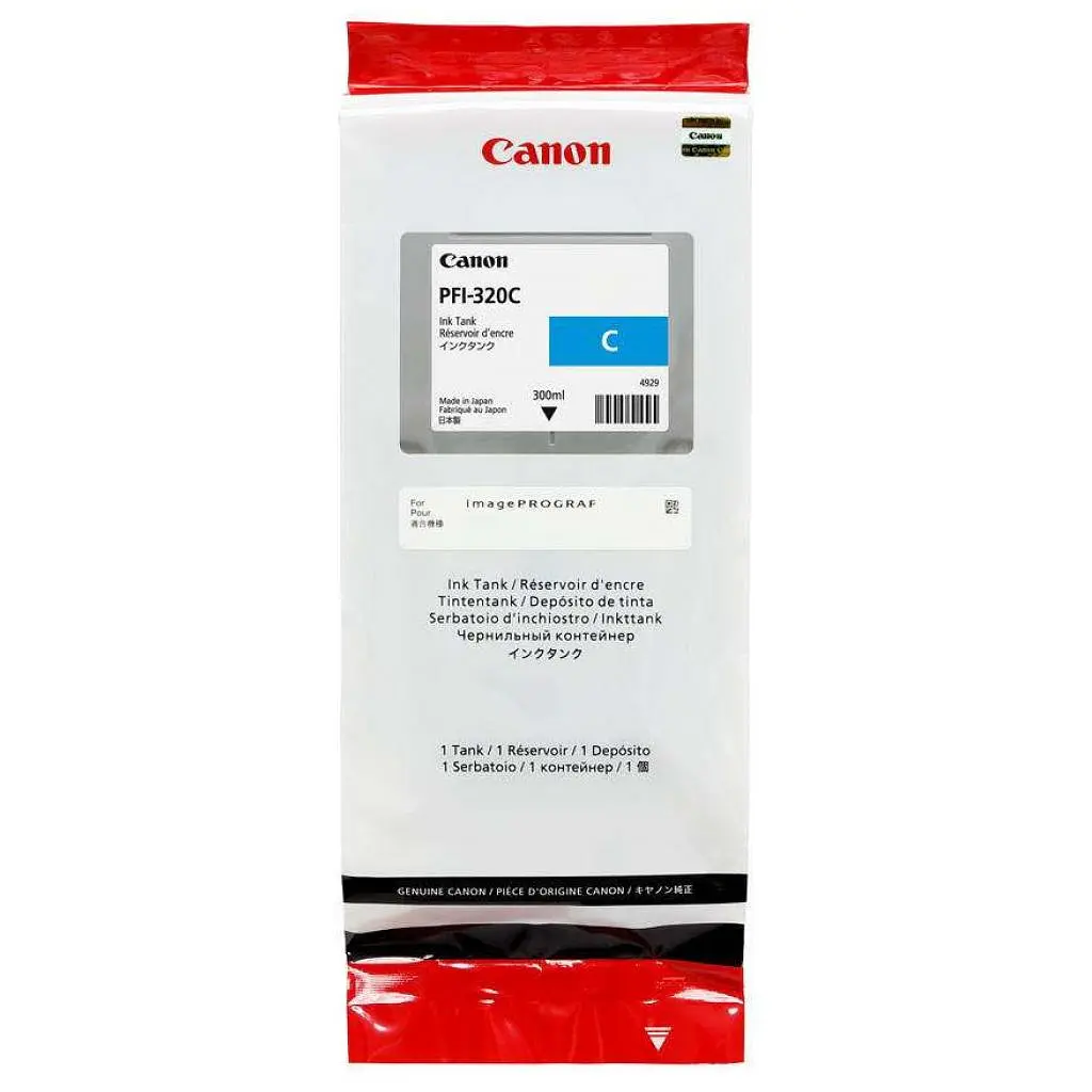 Картридж Canon PFI-320 Cyan, 300ml (2891C001AA) - фото 2