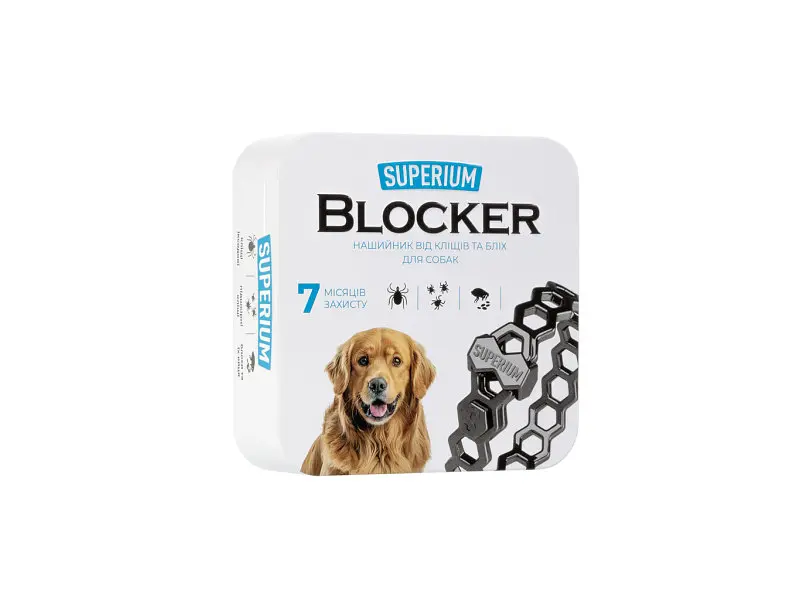 Ошейник для животных Superium Блокер противопаразитарный для собак 70 см (9109) - фото 2