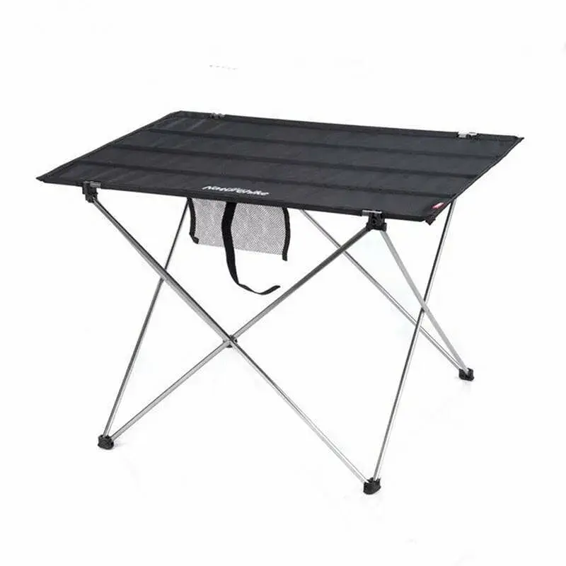 Туристичний стіл Naturehike NH20JJ020 L Aluminium Black (6927595763421)