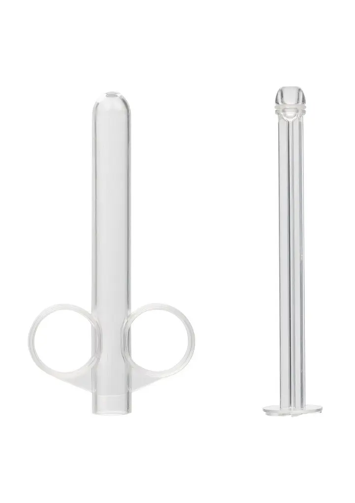 Шприц для спринцювання анальний душ XL Lube Tube CalExotics прозорий, 10.2 х 2 см - фото 5