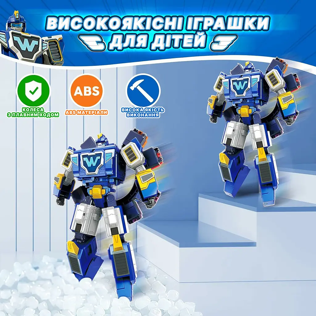 Игровой набор Super Wings Transforming Всемирный космодром 3в1 (YW780288) - фото 4