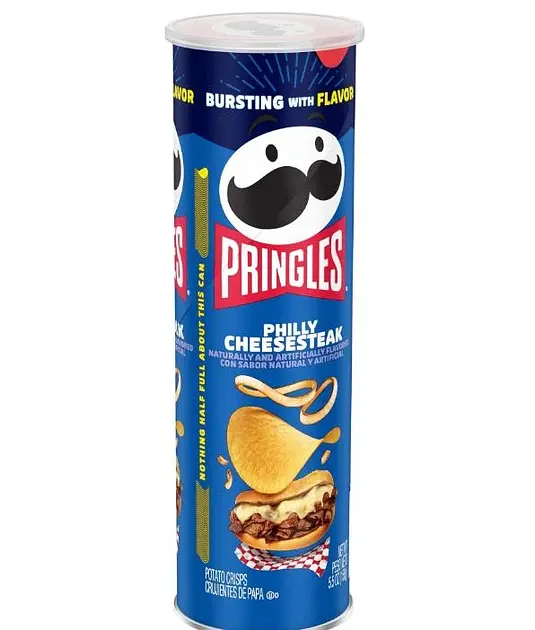 Чіпси Pringles Philly Cheesesteak зі смаком філадельфійського стейка із сиром 158 г