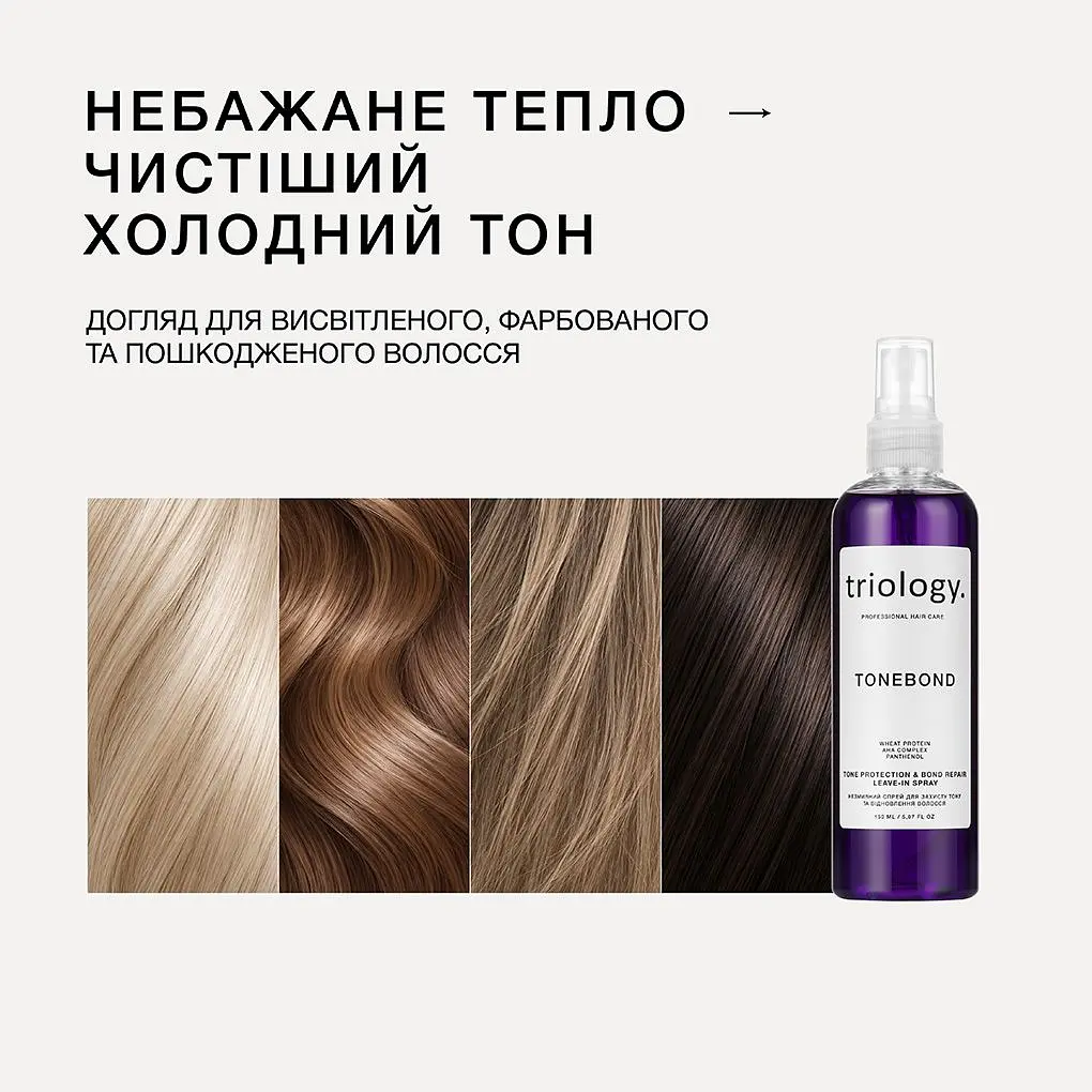 Спрей для захисту тону та відновлення волосся Triology. Tonebond незмивний 150 мл - фото 5
