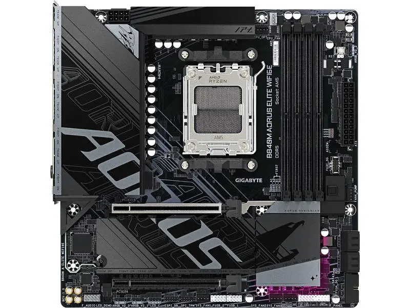 Материнская плата Gigabyte B840M AORUS ELITE WIFI6E - фото 2