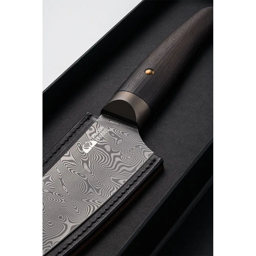Ніж кухонний Due Cigni "Coquus" Santoku Damask 180 мм - фото 3