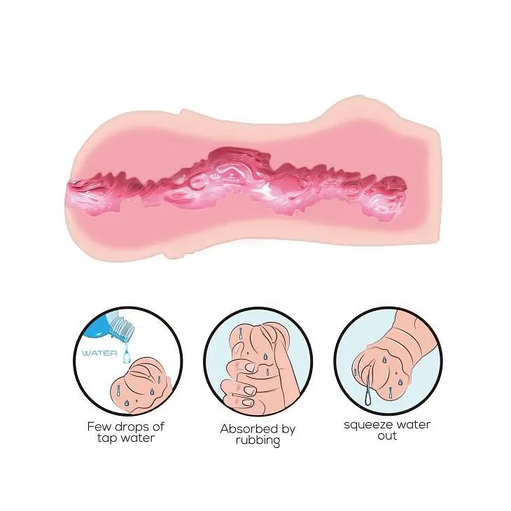 Мастурбатор Crazy Bull 3D Vagina (тілесний) - фото 4