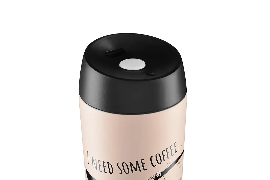Термокухоль Ardesto Coffee time Bradypus 450 мл бежевий - фото 3
