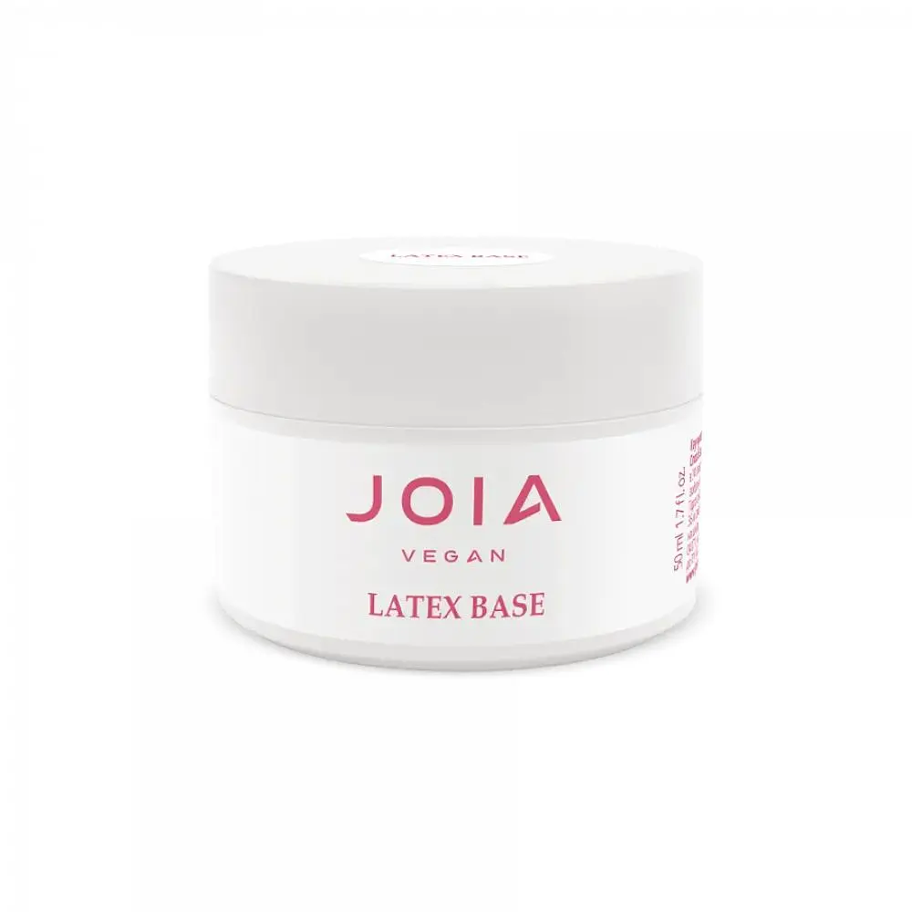 Каучукова база для нігтів Latex base прозора JOIA vegan 50 мл - фото 2