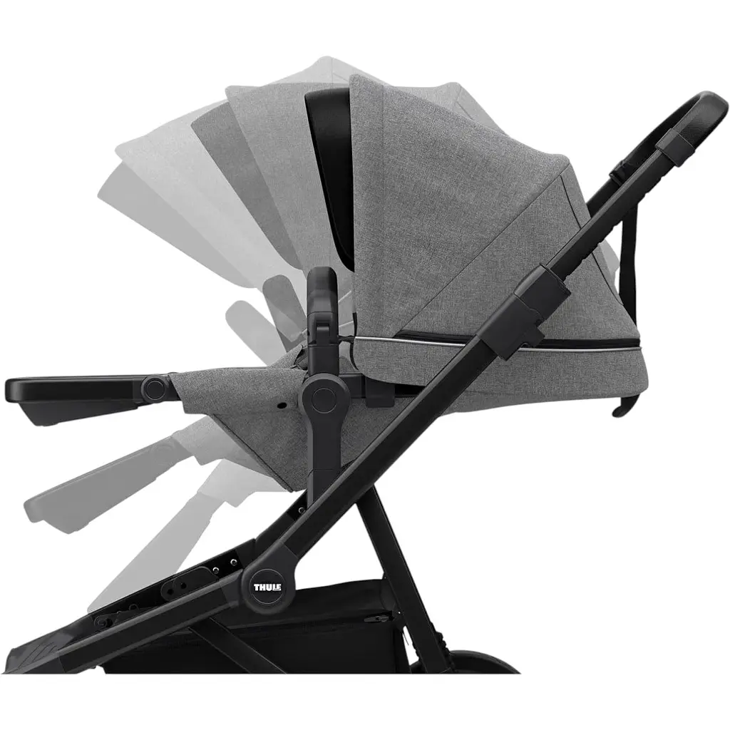 Дитяча коляска Thule Sleek Black/Grey Melange (TH 11000021) - фото 7