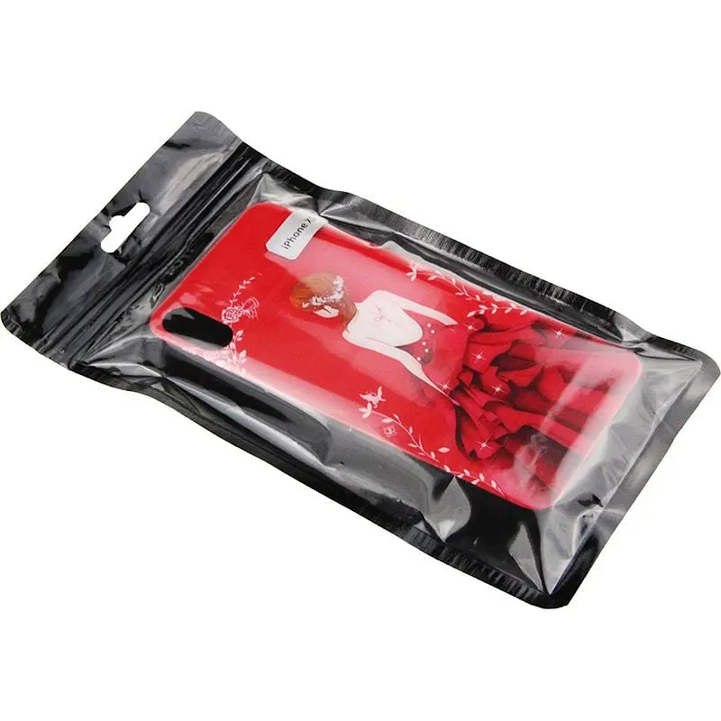 Чохол-накладка Toto Glass Fashionable Case Apple iPhone XS Max Red Dress Girl - фото 2