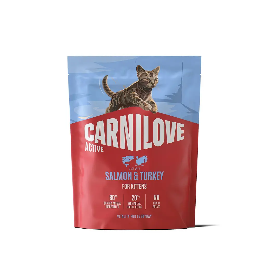 Сухий корм для кошенят Carnilove Active Salmon & Turkey Kitten суперпреміум лосось та індичка 400 г