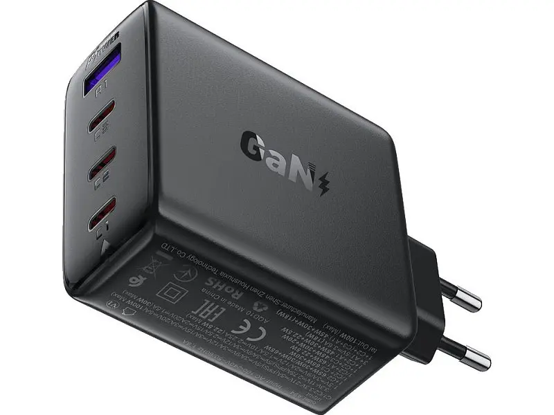 Мережевий зарядний пристрій Acefast A94 PD100W Black (6974316283133) - фото 4